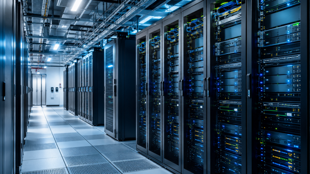 Data center infrastructure planning with power cooling and connectivity systems